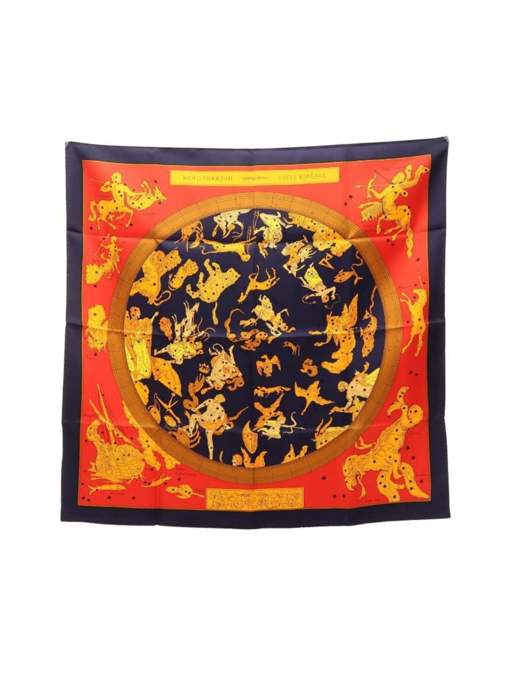 Hermes Scarf Carre 90 Hemispharium Coeli Boreale Silk - Picture 1 of 7